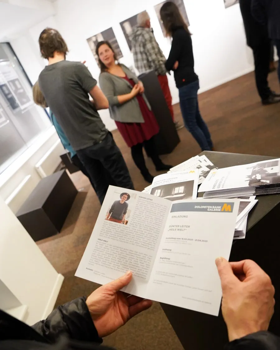 Vernissage in der Dolomitenbank-Galerie